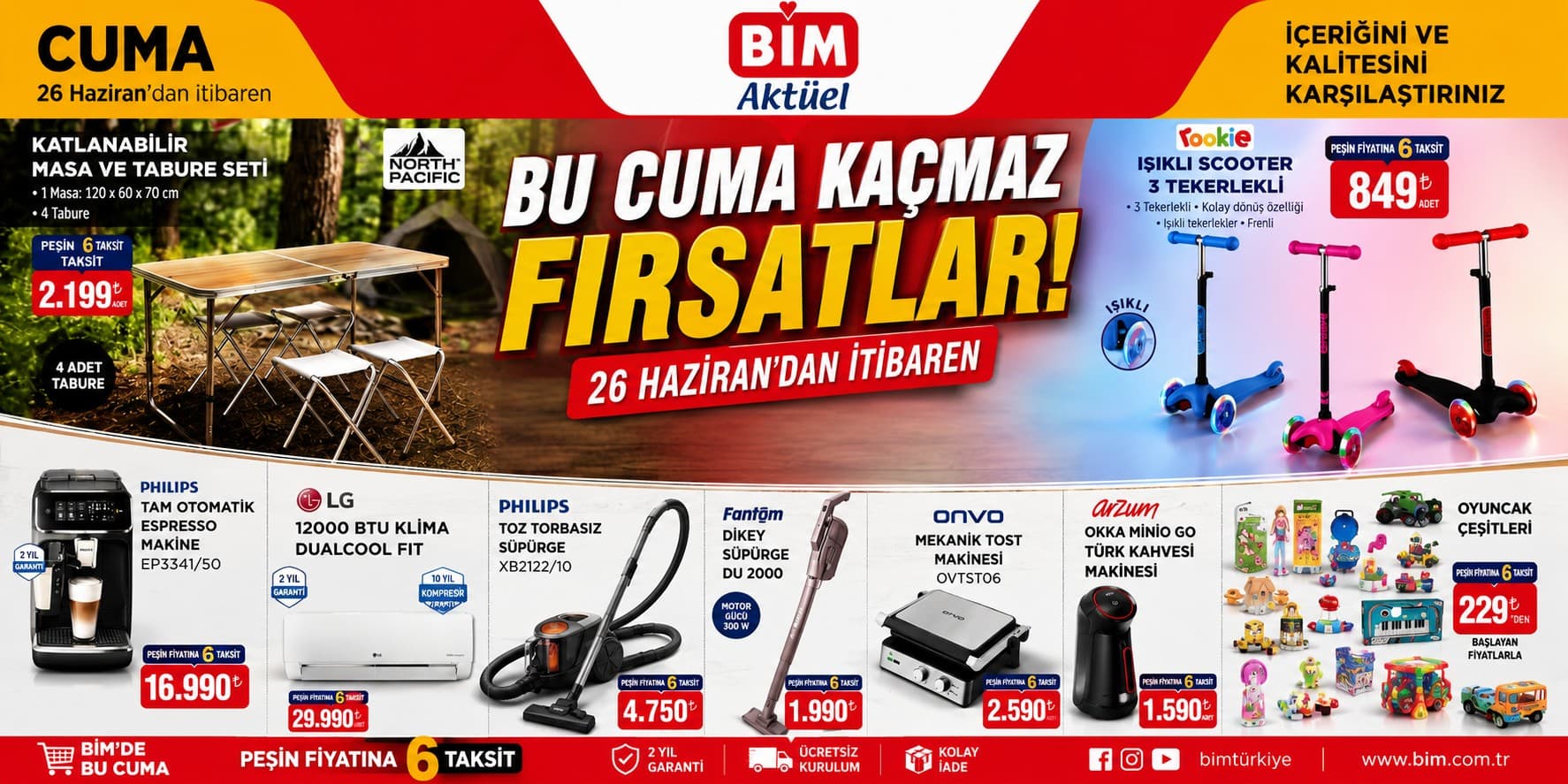 Bim 26 Haziran 2026 İndirim Kataloğunda Yazın En İyi Fırsatları Sizleri Bekliyor!
